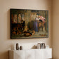 The Flight of Madeline and Porphyro, 1848 - Floater Framed Canvas Print