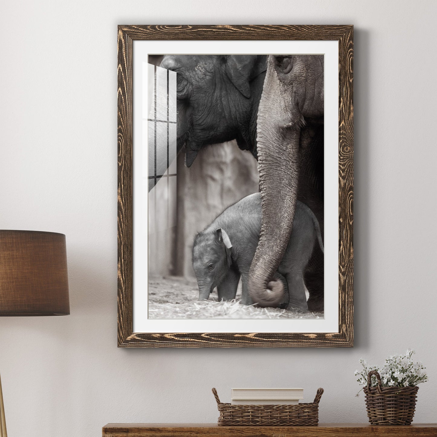 Family Moment - Premium Framed Print - Distressed Barnwood Frame - Ready to Hang