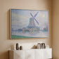 Mill of Edam (Moulin d'Edam), 1896 - Floater Framed Canvas Print