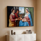 Sacred Conversation, c. 1505 - Floater Framed Canvas Print