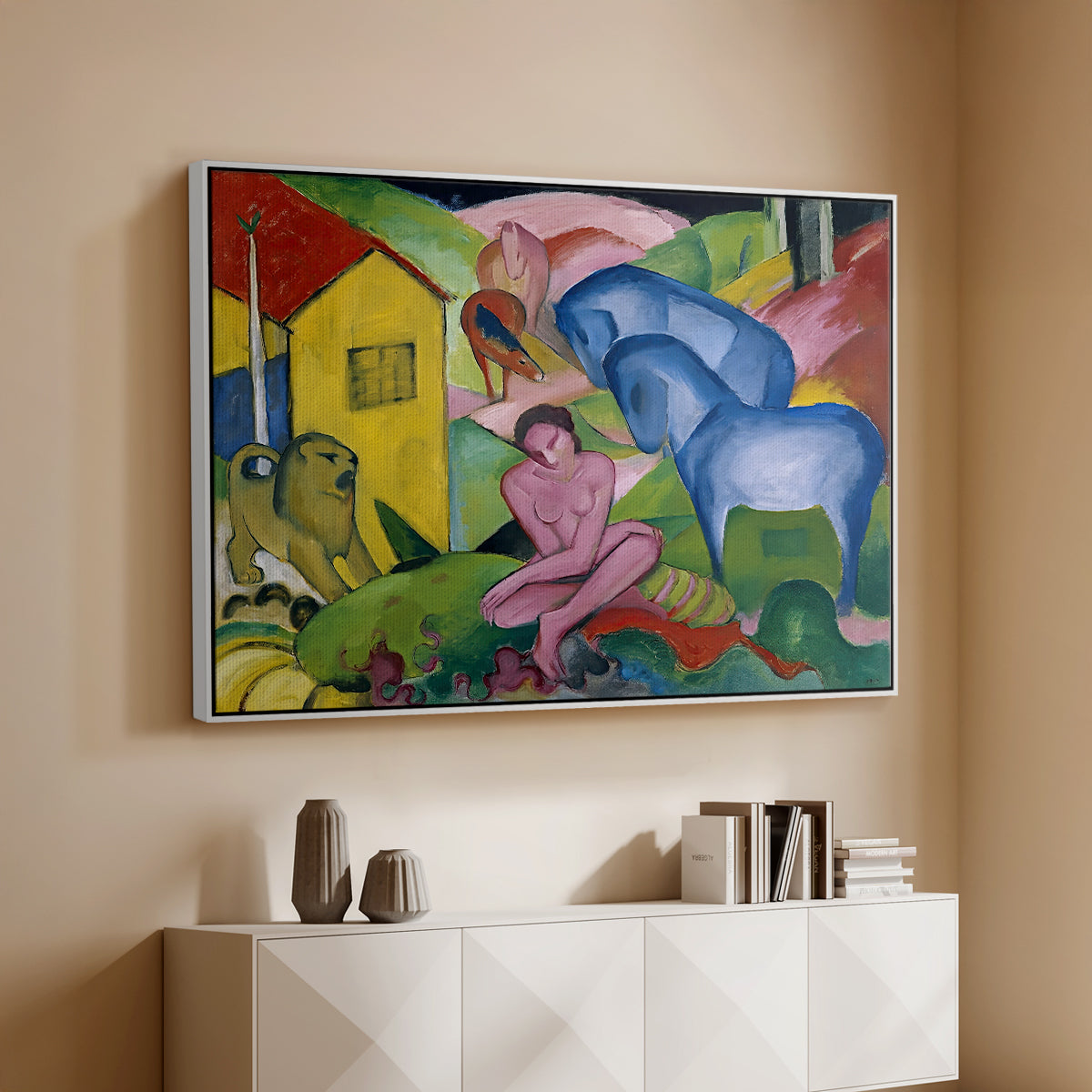 The Dream, 1912 - Floater Framed Canvas Print
