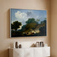 Landscape with Shepherds and Flock of Sheep, c. 1763-1765 - Floater Framed Canvas Print