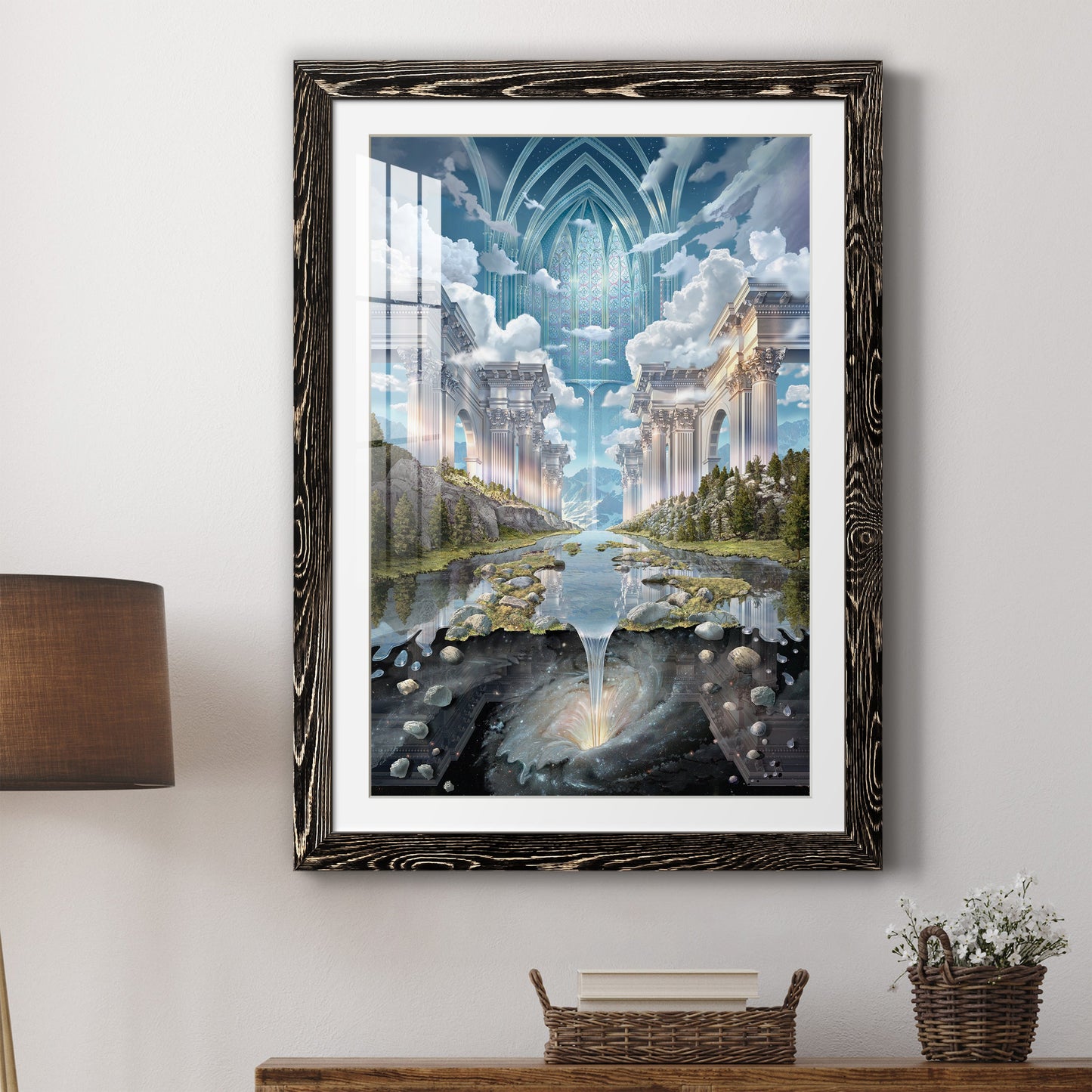 Genesis II - Premium Framed Print - Distressed Barnwood Frame - Ready to Hang