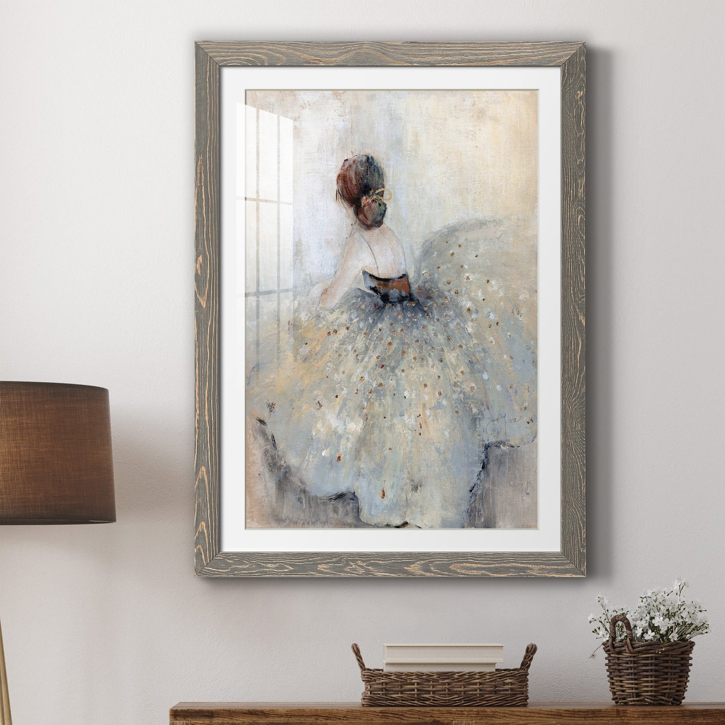 At A Glance - Premium Framed Print - Distressed Barnwood Frame - Ready to Hang