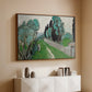 Landscape with Cypresses and Olive Trees near Nice, c. 1918 - Floater Framed Canvas Print