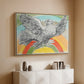 Flying Dove with Rainbow (Colombe volant à l'Arc-en-ciel), 1952 - Floater Framed Canvas Print