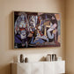 Women of Algiers (Version O), 1955 - Floater Framed Canvas Print