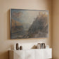 Rheinfels Looking to Katz and Gourhausen, 1817 - Floater Framed Canvas Print