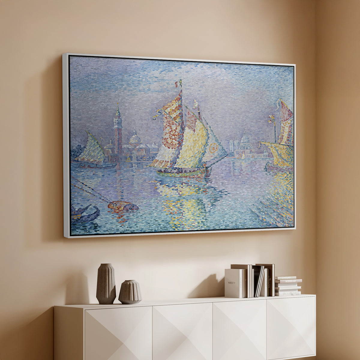 Venice, the Yellow Sail, 1904 - Floater Framed Canvas Print