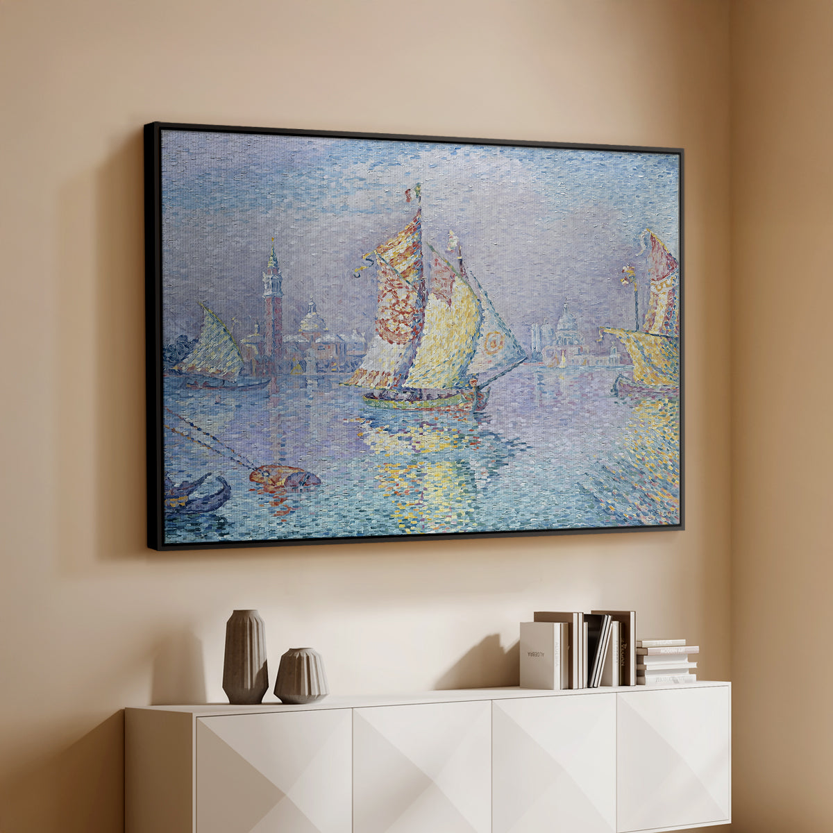 Venice, the Yellow Sail, 1904 - Floater Framed Canvas Print