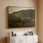 Landscape from Ebersteinburg in Baden, 1876 - Floater Framed Canvas Print
