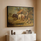 The Midday Meal, 1835 - Floater Framed Canvas Print