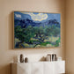 Olive Trees with the Alpilles in the Background, 1889 - Floater Framed Canvas Print