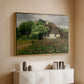 Farmhouse with Meadow Flowers, 1909 - Floater Framed Canvas Print