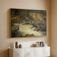 Waterfall in Hallingdal, 1848 - Floater Framed Canvas Print