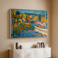 Study for Autumn Landscape with Boats, 1908 - Floater Framed Canvas Print