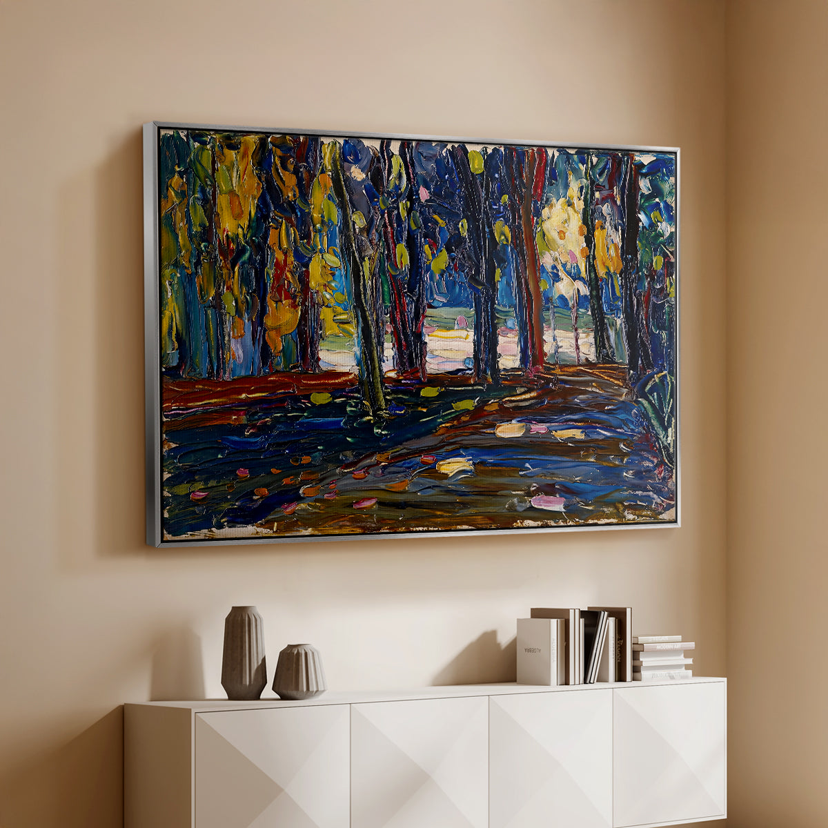 Autumn Study, 1908 - Floater Framed Canvas Print