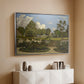 The Painter's Garden at Saint-Privé, 1886 - Floater Framed Canvas Print
