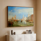 Venice: The Dogana and San Giorgio Maggiore, 1834 - Floater Framed Canvas Print