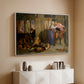 The Flight of Madeline and Porphyro, 1848 - Floater Framed Canvas Print