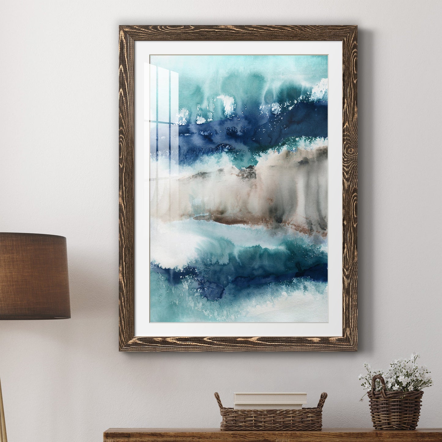 Shifting Sands - Premium Framed Print - Distressed Barnwood Frame - Ready to Hang