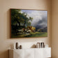 The Harvest Wagon (Der Heuwagen), c. 1850 - Floater Framed Canvas Print