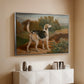Ravager, One of the Lambton Hounds, 1835 - Floater Framed Canvas Print