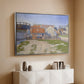 Gasometers at Clichy, 1886 - Floater Framed Canvas Print