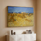 Wheat Field with Sheaves (Harvest in Provence), 1888 - Floater Framed Canvas Print