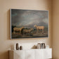 Ryelands Sheep, the King's Ram, the King's Ewe and Lord Somerville's Wether, c. 1801-1807 - Floater Framed Canvas Print