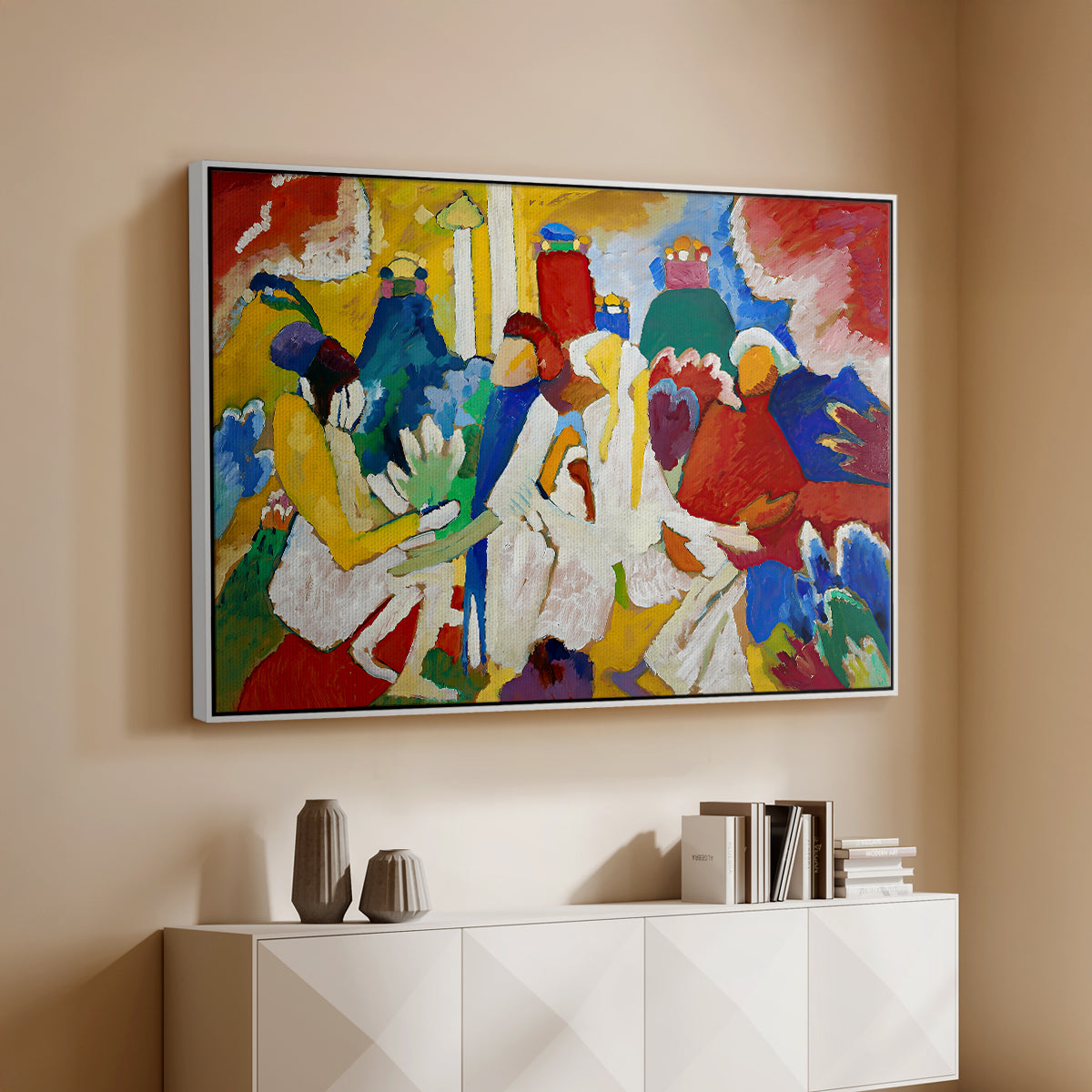 Oriental, 1909 - Floater Framed Canvas Print