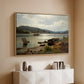 By the Water, 1876 - Floater Framed Canvas Print
