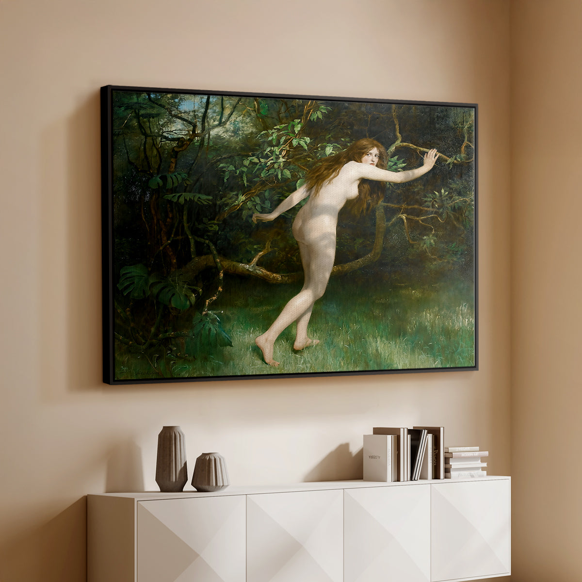 Eve, 1911 - Floater Framed Canvas Print