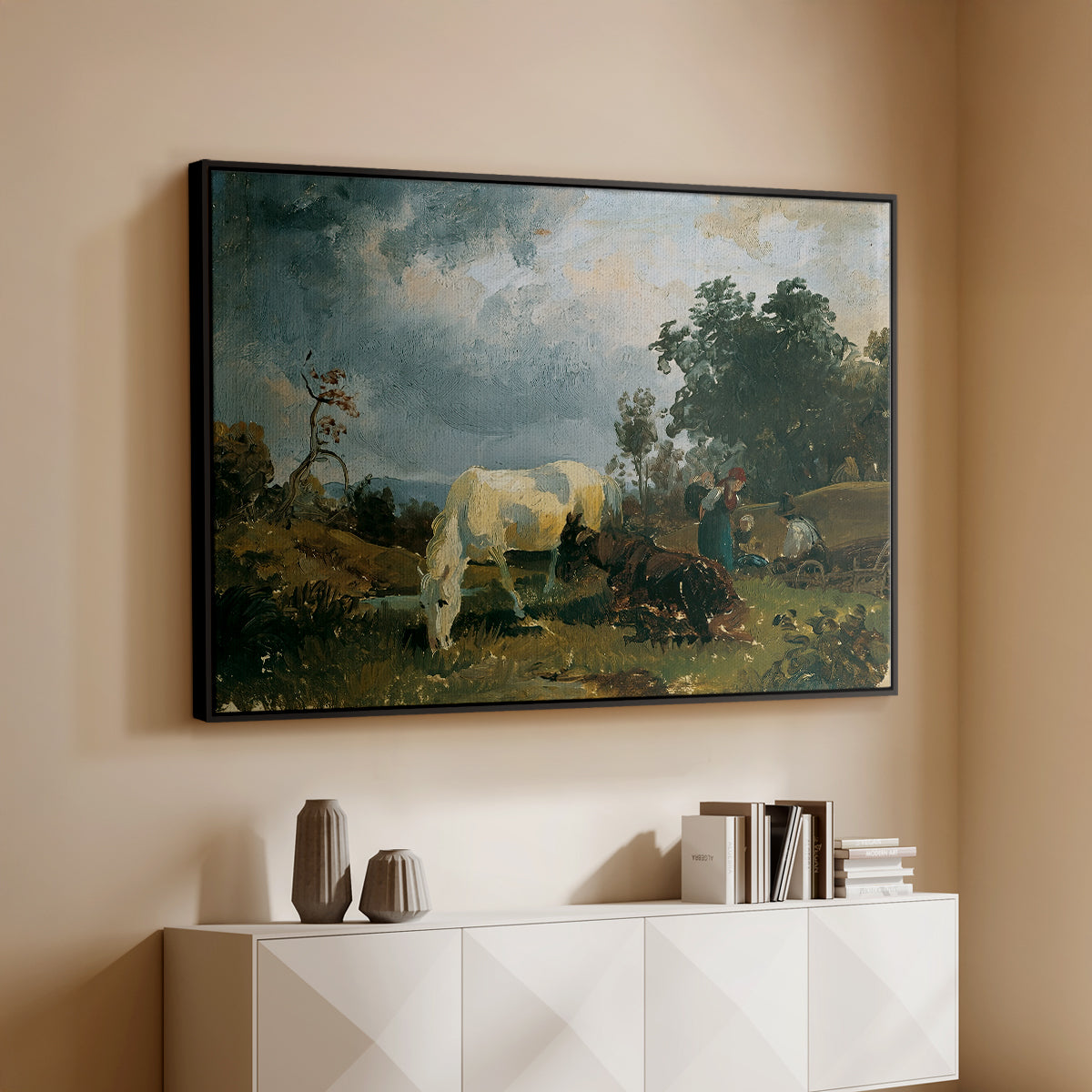 A Mold on the Heath, c. 1830 - Floater Framed Canvas Print