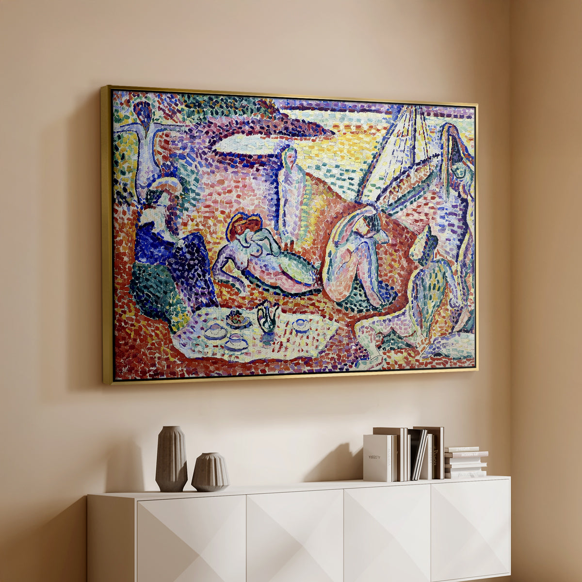 Luxe, Calme et Volupté, 1904 - Floater Framed Canvas Print