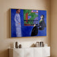 The Conversation, c. 1908-1912 - Floater Framed Canvas Print