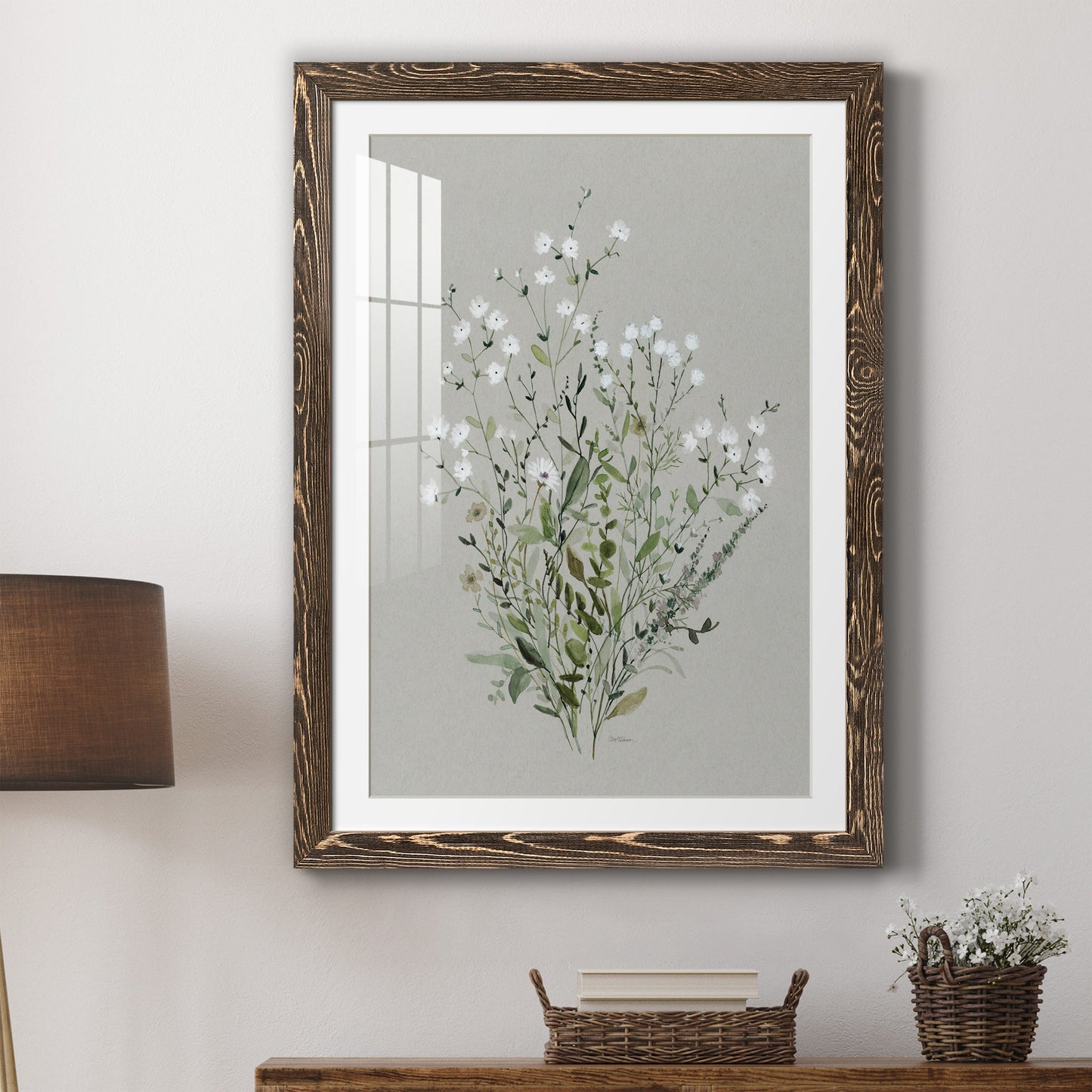 Bouquet of Grace II - Premium Framed Print - Distressed Barnwood Frame - Ready to Hang