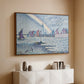 Entrance to the Port of Honfleur, 1899 - Floater Framed Canvas Print