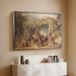 Figures and Animals in a Vineyard, c. 1829 - Floater Framed Canvas Print