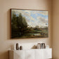 Washerwomen at the Water's Edge, c. 1860-1870 - Floater Framed Canvas Print