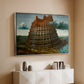 The Tower of Babel, c. 1568 - Floater Framed Canvas Print