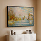 The Lighthouse at Groix, 1925 - Floater Framed Canvas Print