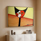 Picasso's Cat–El Gato - Floater Framed Canvas Print