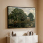 Forest of Fontainebleau, 1846 - Floater Framed Canvas Print