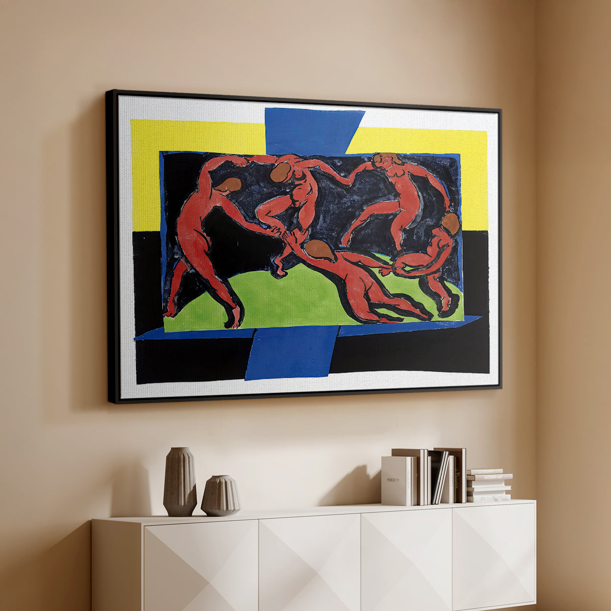 The Dance (La Danse), 1939 - Floater Framed Canvas Print