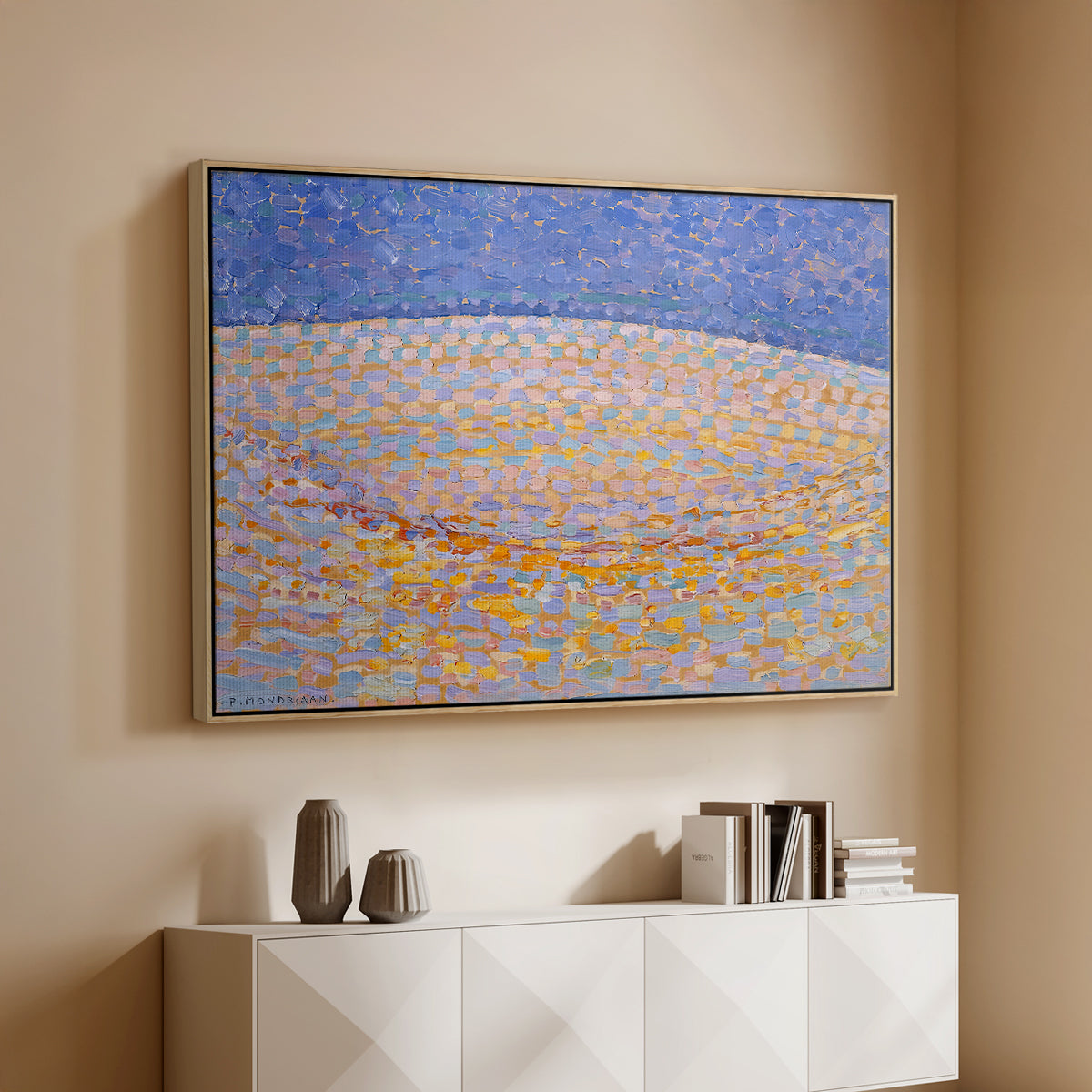 Dune III, 1909 - Floater Framed Canvas Print