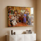 The Finding of the Saviour in the Temple, 1854-1860 - Floater Framed Canvas Print