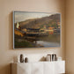 Landingsbrygge Husvik, Drøbak, 1875 - Floater Framed Canvas Print