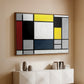 Composition with Yellow, Red, Black, Blue, and Gray, 1920 - Floater Framed Canvas Print