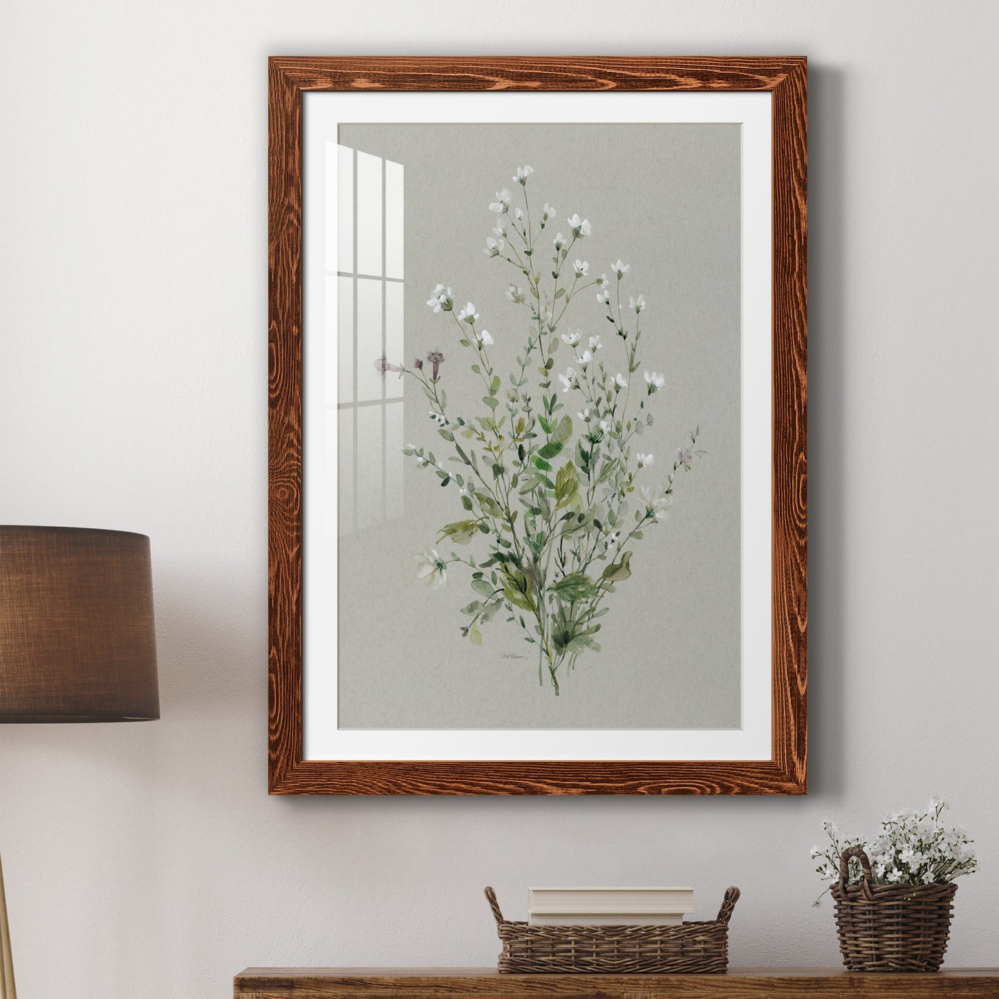 Bouquet of Grace I - Premium Framed Print - Distressed Barnwood Frame - Ready to Hang